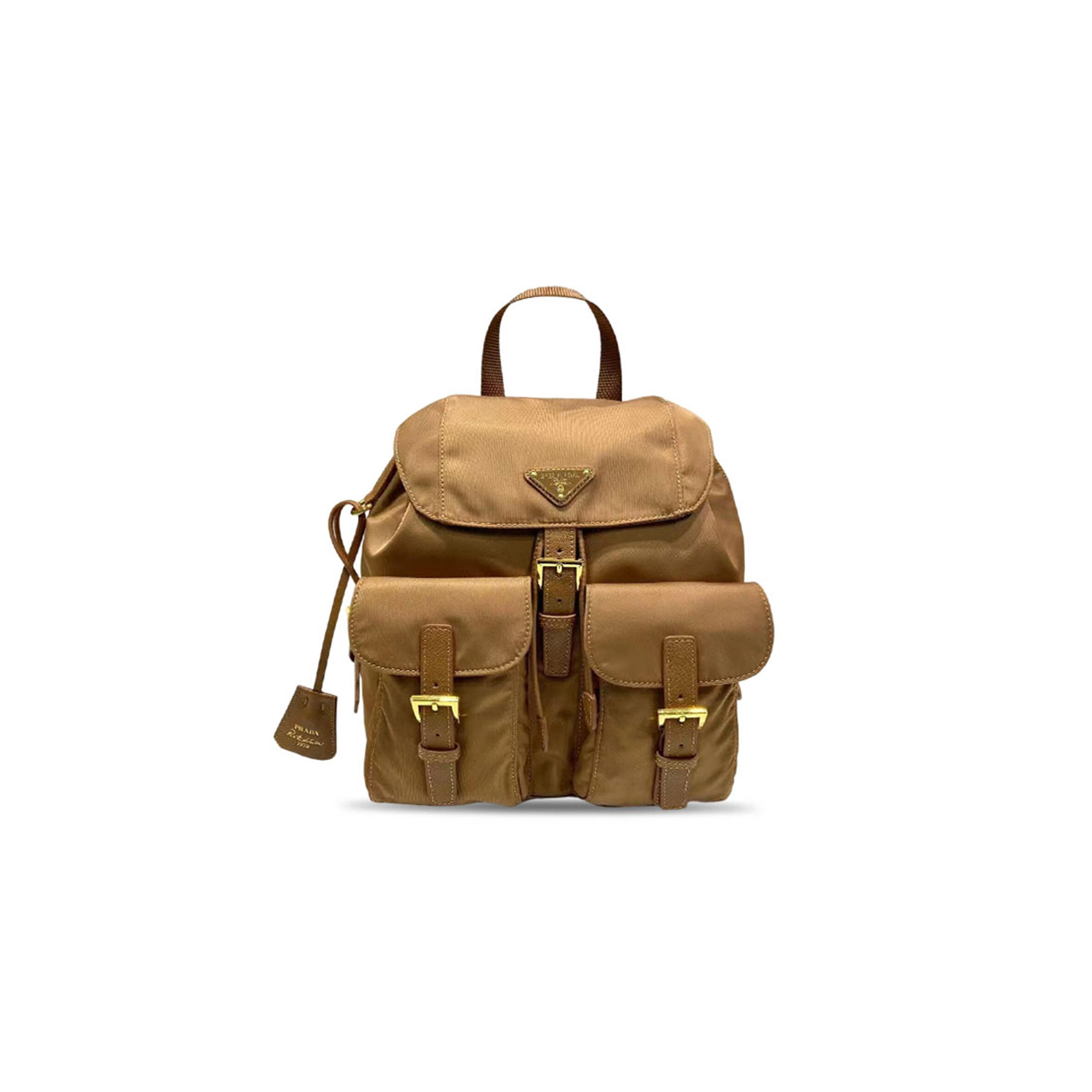 PRADA RE-NYLON FABRIC BACKPACK SMALL SIZE 1BZ677 (28*23.5*12cm)